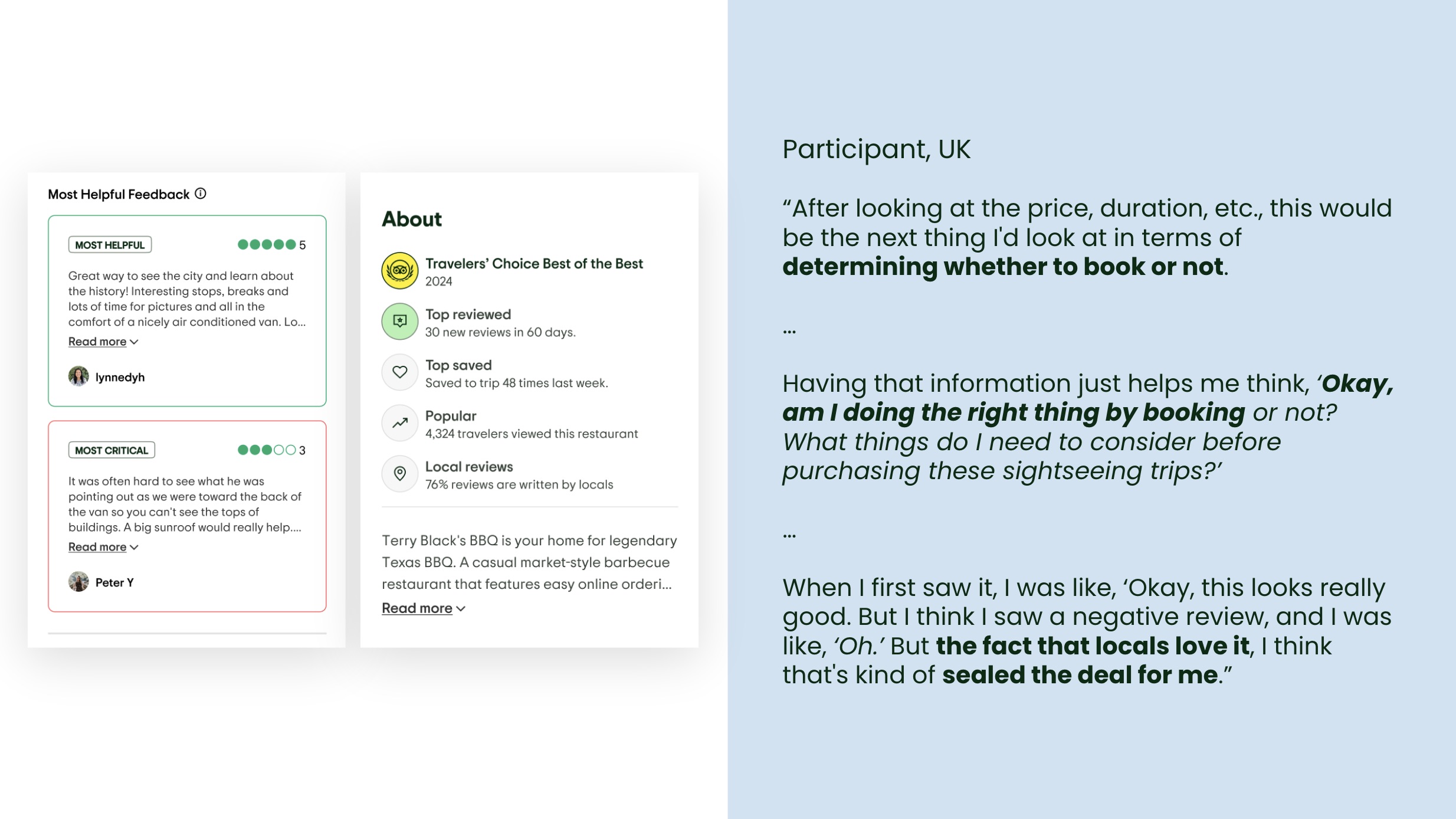 Research finding: sprinkles aided and sped up travel decision-making